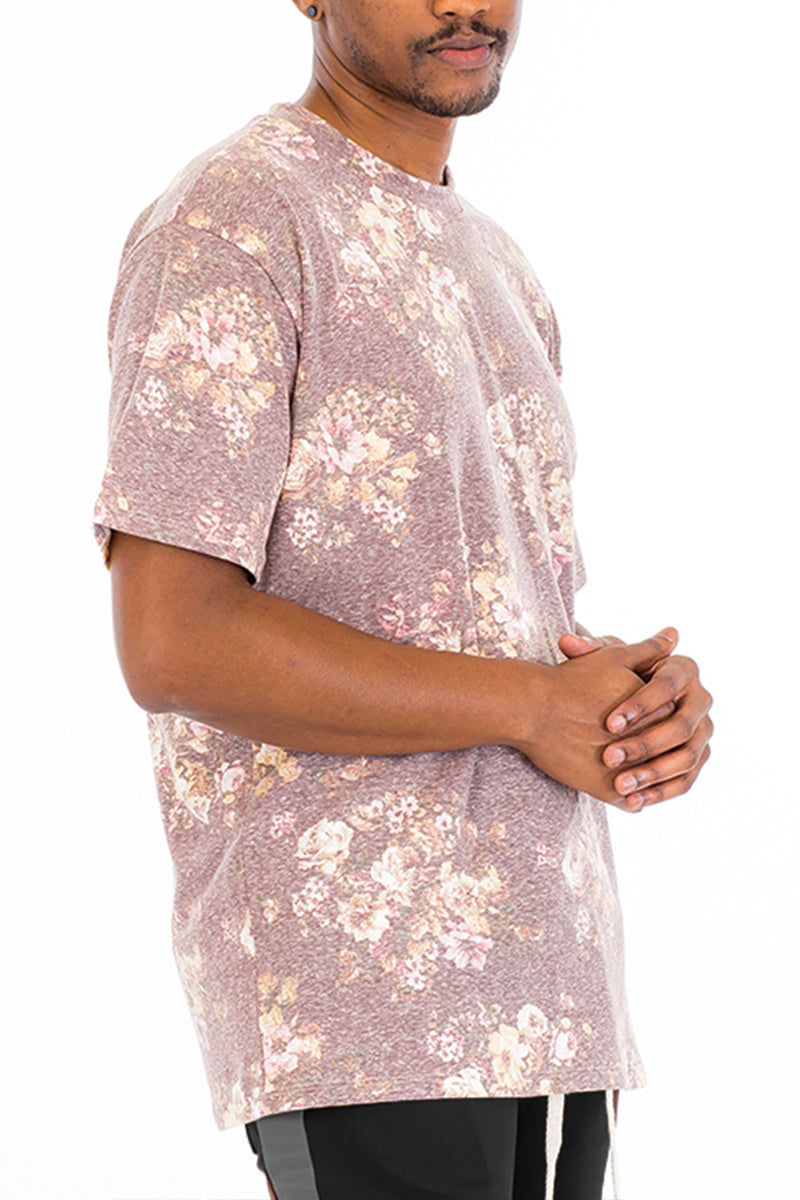 Heathered Floral Tee