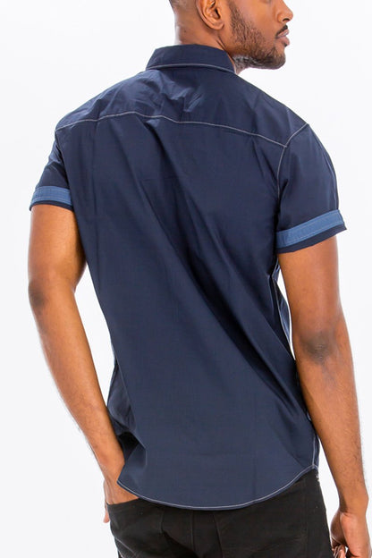 Outline Stitch Two Pocket Shirt