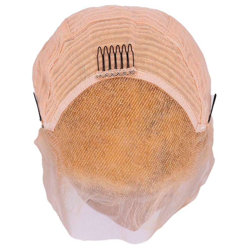 Blonde Body Wave 13x4 Transparent Lace Front Human Hair Wig
