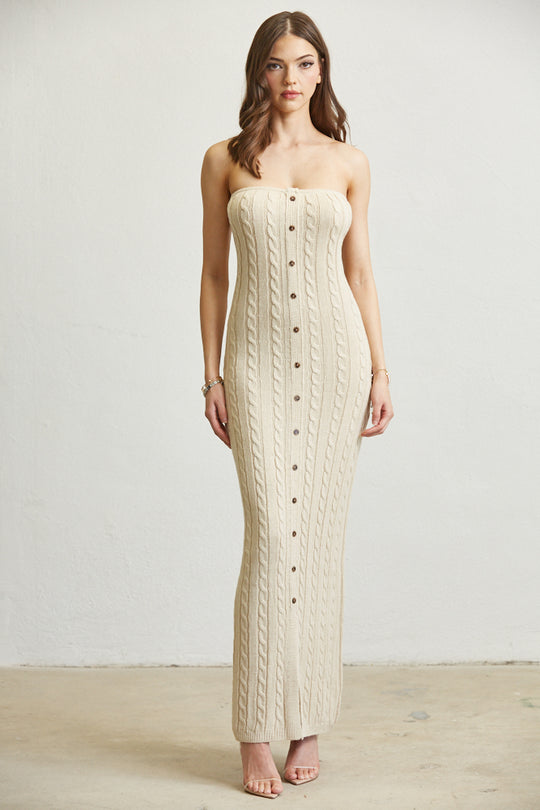 Sleeveless Knit Dress & Maxi Sweater Dress from Rose Paulino