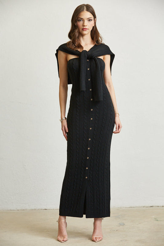 Sleeveless Knit Dress & Maxi Sweater Dress from Rose Paulino