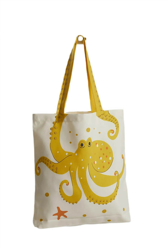 Octopus Patterned Tote Bag - Great for a Day at the Lake, Pool | Purses, Totes, and Wallets | Under $100 | Kitchen + Metal