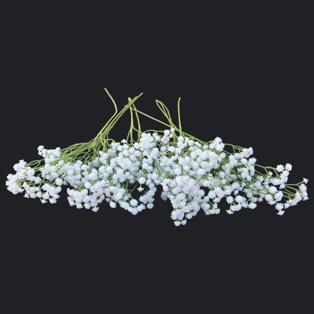 Baby’s Breath Flowers - Faux Gypsophila Elegans for Decor