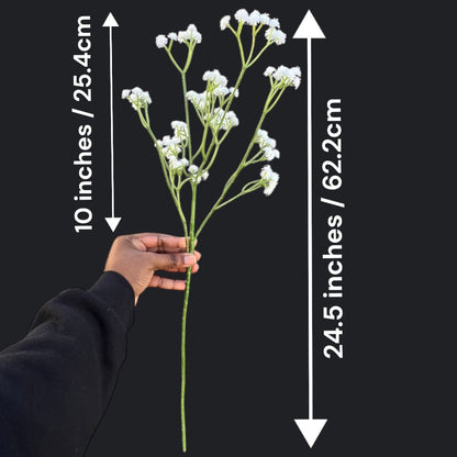 Baby’s Breath Flowers - Faux Gypsophila Elegans for Decor