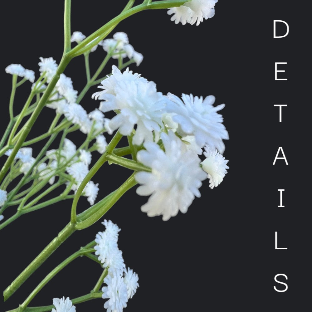 Baby’s Breath Flowers - Faux Gypsophila Elegans for Decor