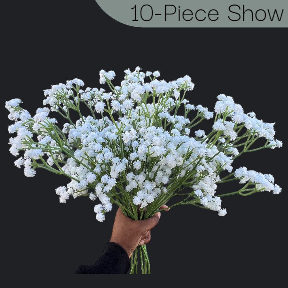 Baby’s Breath Flowers - Faux Gypsophila Elegans for Decor