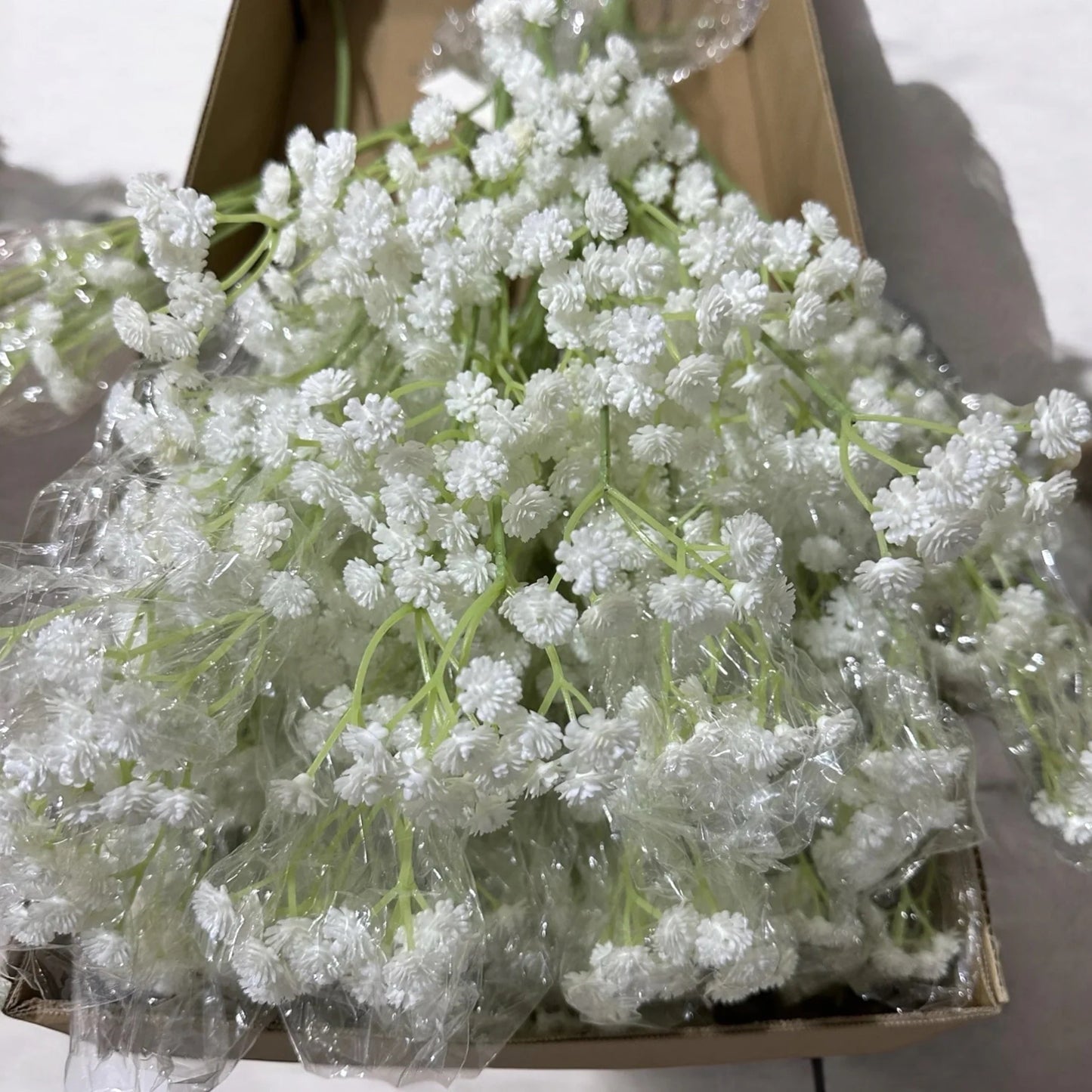 Baby’s Breath Flowers - Faux Gypsophila Elegans for Decor