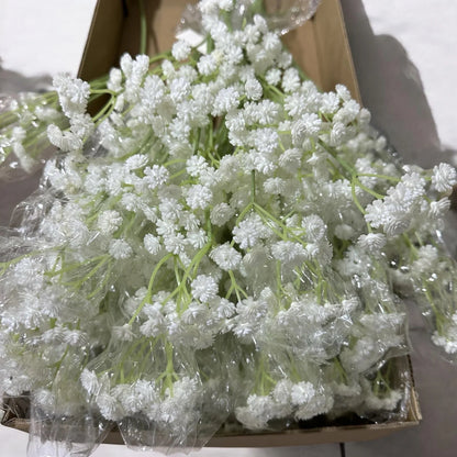 Baby’s Breath Flowers - Faux Gypsophila Elegans for Decor