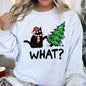 Bad Cat Christmas Tree, What, Sweatshirt