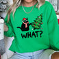Bad Cat Christmas Tree, What, Sweatshirt