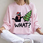 Bad Cat Christmas Tree, What, Sweatshirt