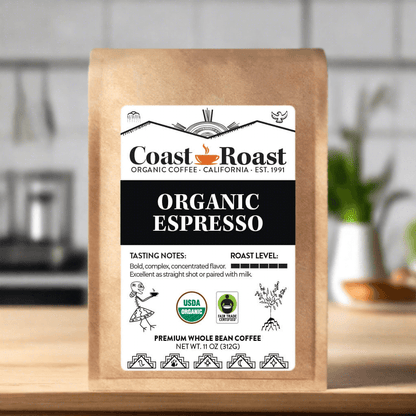 Organic Espresso Whole Bean Coffee