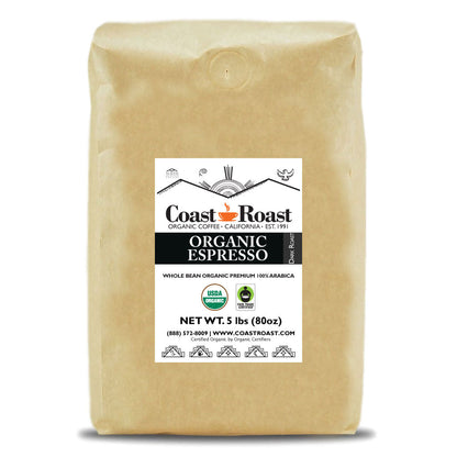 Organic Espresso Whole Bean Coffee