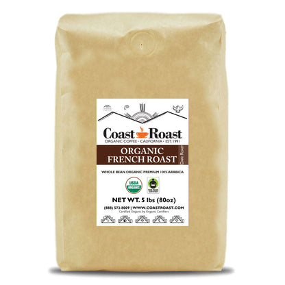 Organic French Roast Whole Bean Coffee