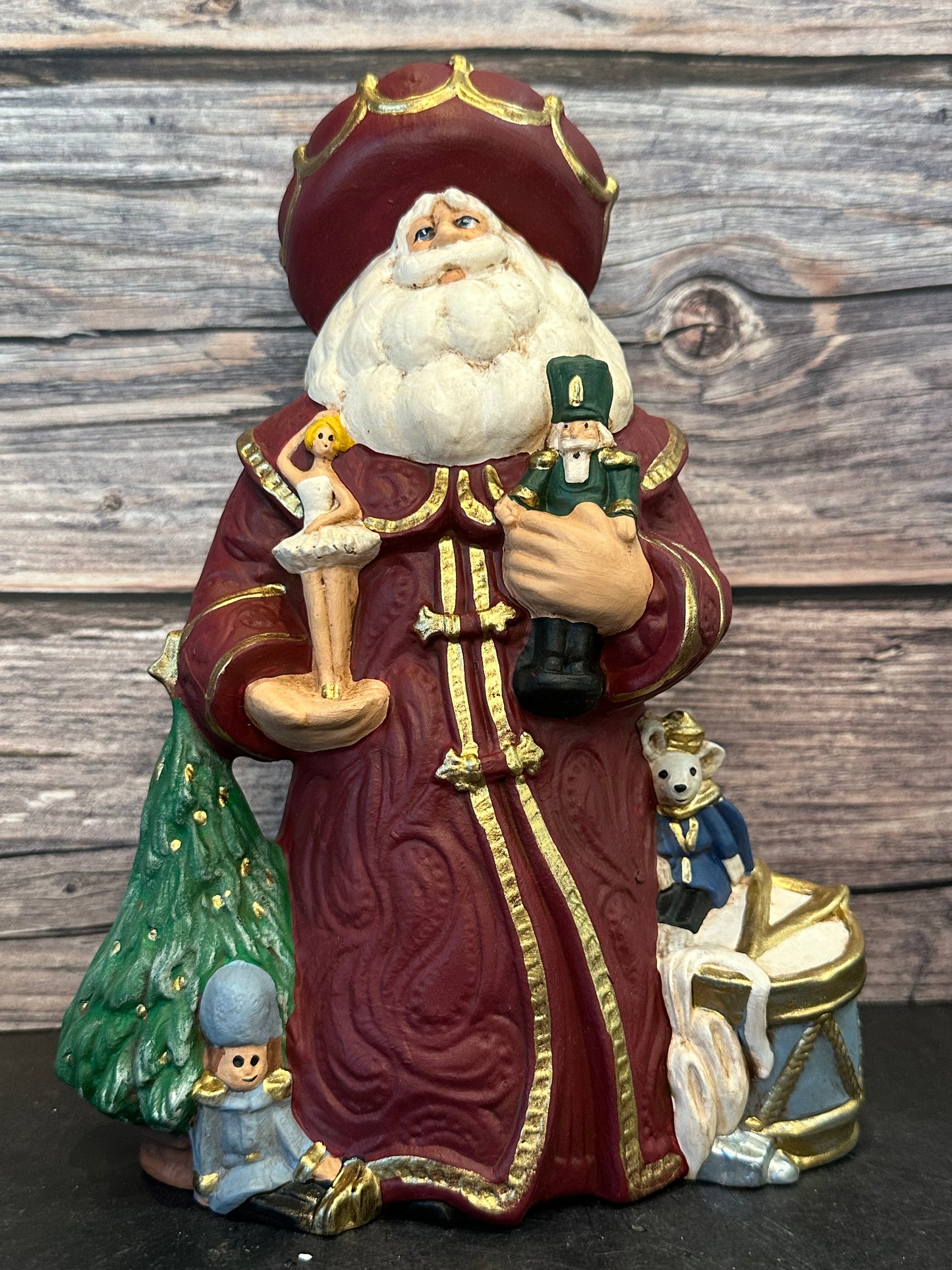 Ceramic Santa Nutcracker Themed