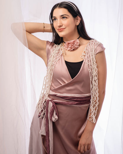 Reversible Silk Wrap Dress