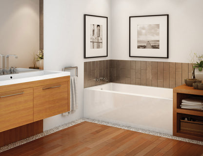 Rubix 6030 Acrylic Alcove Right-Hand Drain Bathtub in White – 59 3/4" x 30" x 18 3/8"
