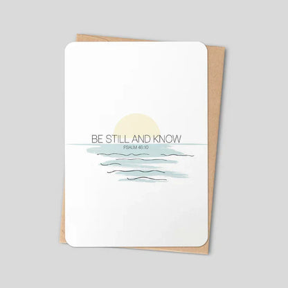 Christian Gift Set – Peace & Reflection (Psalm 46:10 + Psalm 27:1)