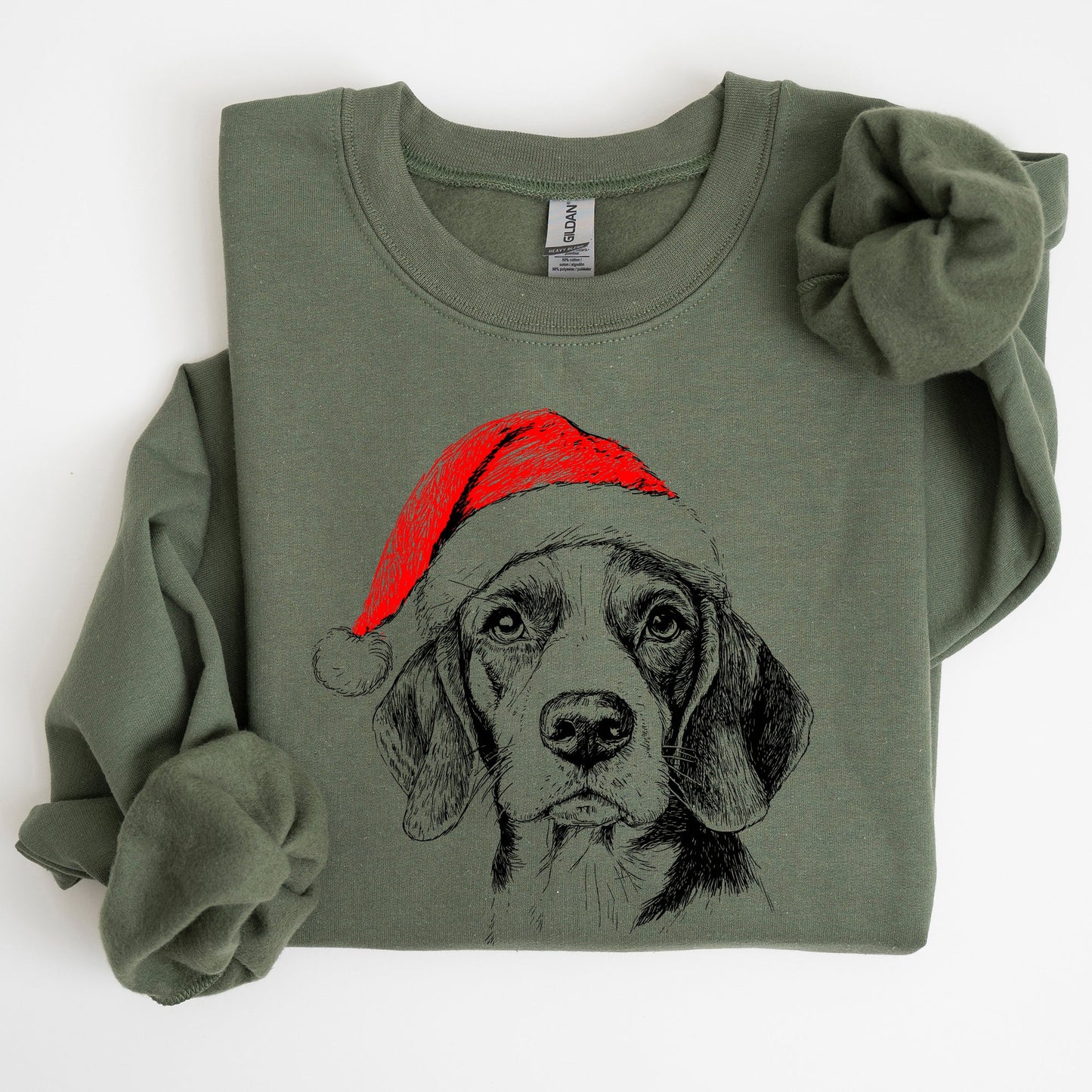 Beagle, Santa, Dog, Christmas, Dog Lover, Pet Sweatshirt