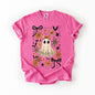 Beautiful Halloween, Bows, Bats, Flowers, Comfort Colors T-Shirt
