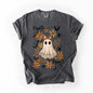 Beautiful Halloween, Bows, Bats, Flowers, Comfort Colors T-Shirt
