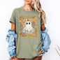 Beautiful Halloween, Flowers, Coquette Ghost, Tshirt