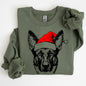 Belgian Malinois, Santa, Dog, Christmas, Dog Lover, Pet Sweatshirt