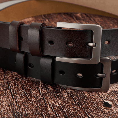 It Will Remind You How Much We Love You Dad - Personalized Engraved Leather Belt - Custom Gift for Dad, Daddy, Father's Day, Birthday