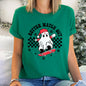 Better Watch Out, Ghost, Skateboard, Santa, Christmas, Retro Super Soft Tshirt