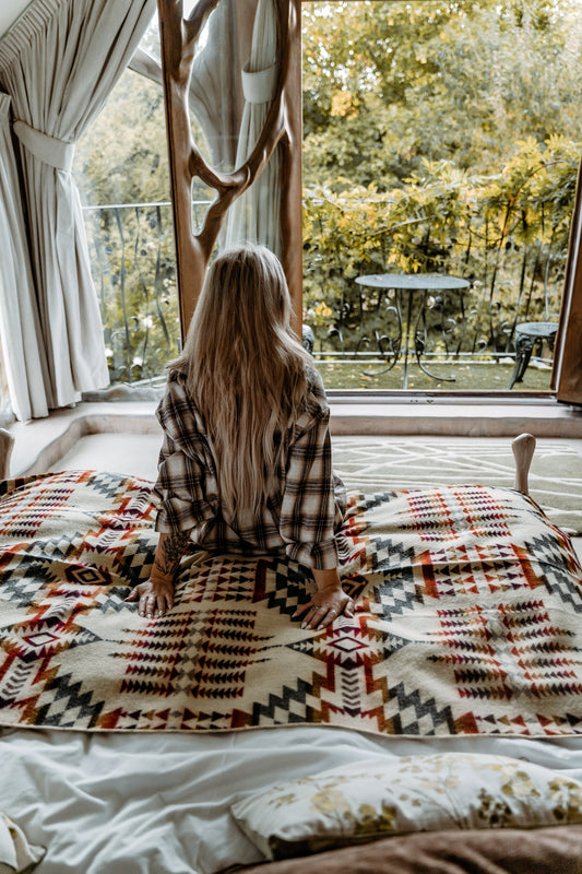 Secoya Blanket - Campfire Ash | Kitchen + Metal