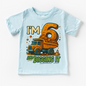 I'm Six And Digging It Birthday Shirt - Construction Birthday Tee
