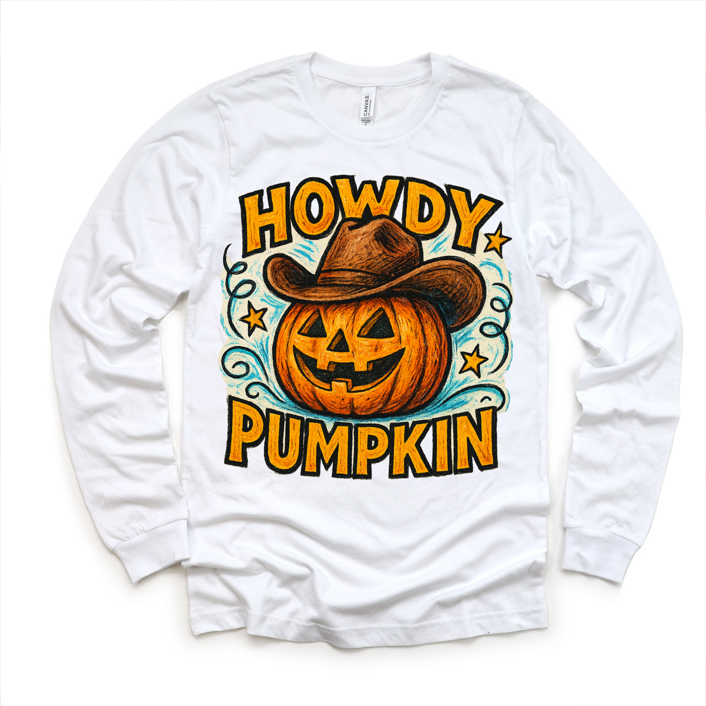 Howdy Pumpkin Western Halloween Shirt - Halloween Tee