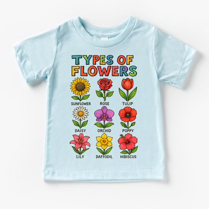 Types Of Flowers Gardening Shirt - Flowers Tee