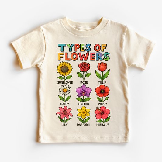 Types Of Flowers Gardening Shirt - Flowers Tee