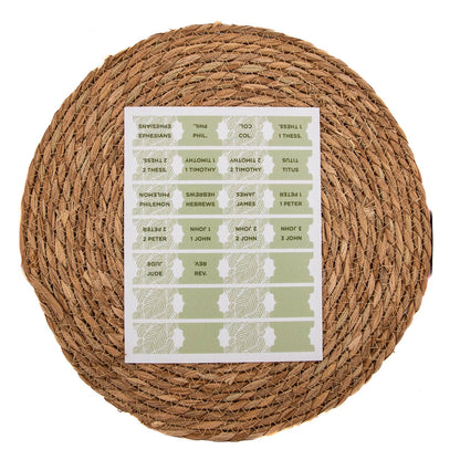 Bible Tabs - Leafy Luxe Pattern