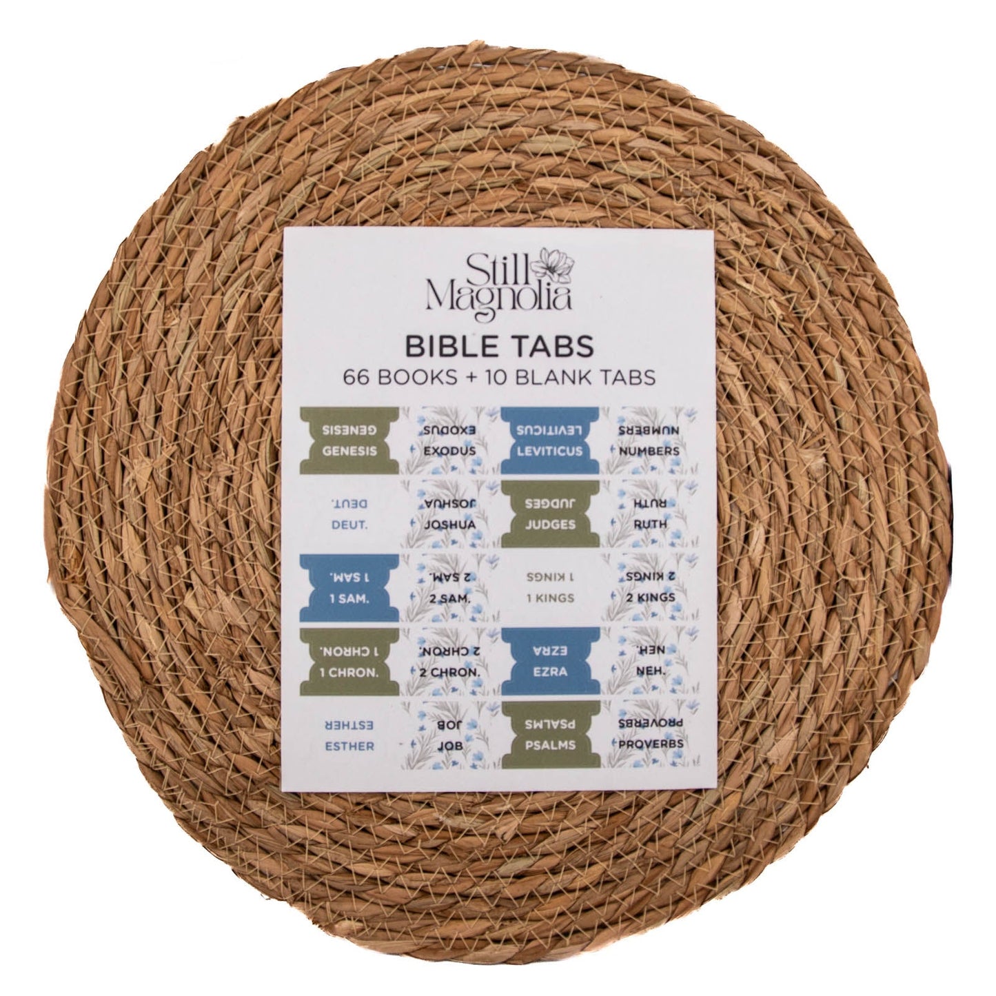 Bible Tabs - Wildflower Whisper Pattern