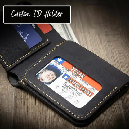 Western Bifold Wallet -  Chestnut Brown