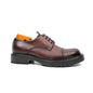 Big Cap Toe Derby shoes Wine red