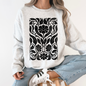 Big Bloom Daisy Flower, Vintage Boho, Nature Sweatshirt