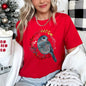 Bird, Folk Art, Scandinavian, Winter, Christmas Super Soft Tees