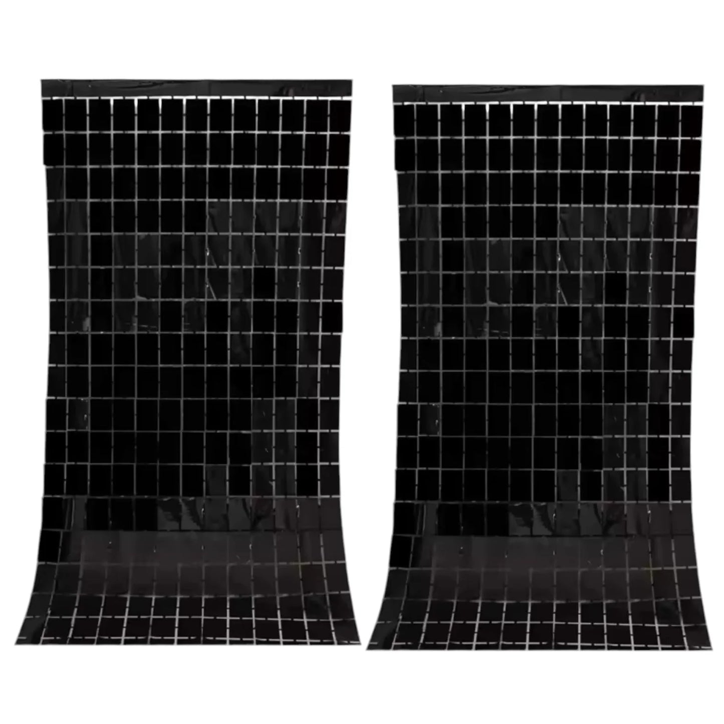 Birthday Party Shimmer Wall Curtains 2-Pack