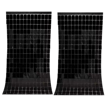 Birthday Party Shimmer Wall Curtains 2-Pack
