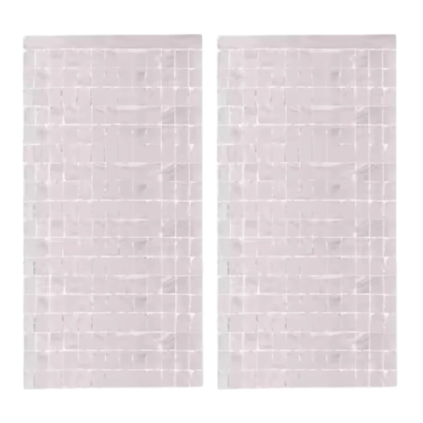 Birthday Party Shimmer Wall Curtains 2-Pack