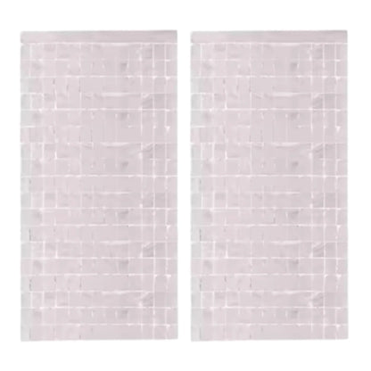 Birthday Party Shimmer Wall Curtains 2-Pack