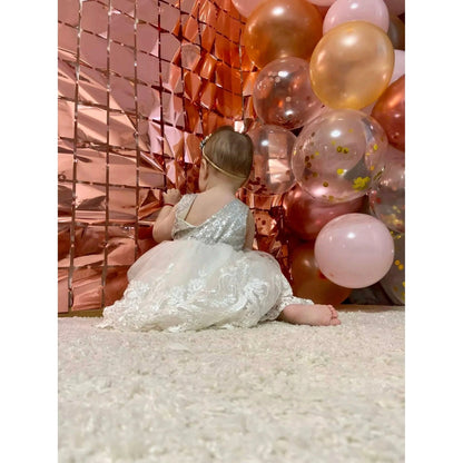 Birthday Party Shimmer Wall Curtains 2-Pack