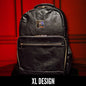 Black Leather Daily Commuter Bag XL