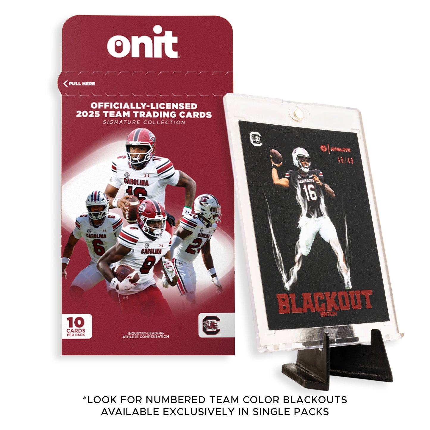 University of South Carolina Football 2025 Trading Cards - Single Pack