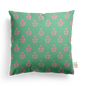 Block Print Floral Pillow Cover | Featuring Fiesta Colorway