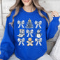 Blue Christmas, Snowman, Christmas Tree, Delft, Coquette, Floral, Santa, Classic Sweatshirt