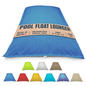 Pool Float Bean Bag Lounger - Extra Large No Air Inflation needed, Made in USA